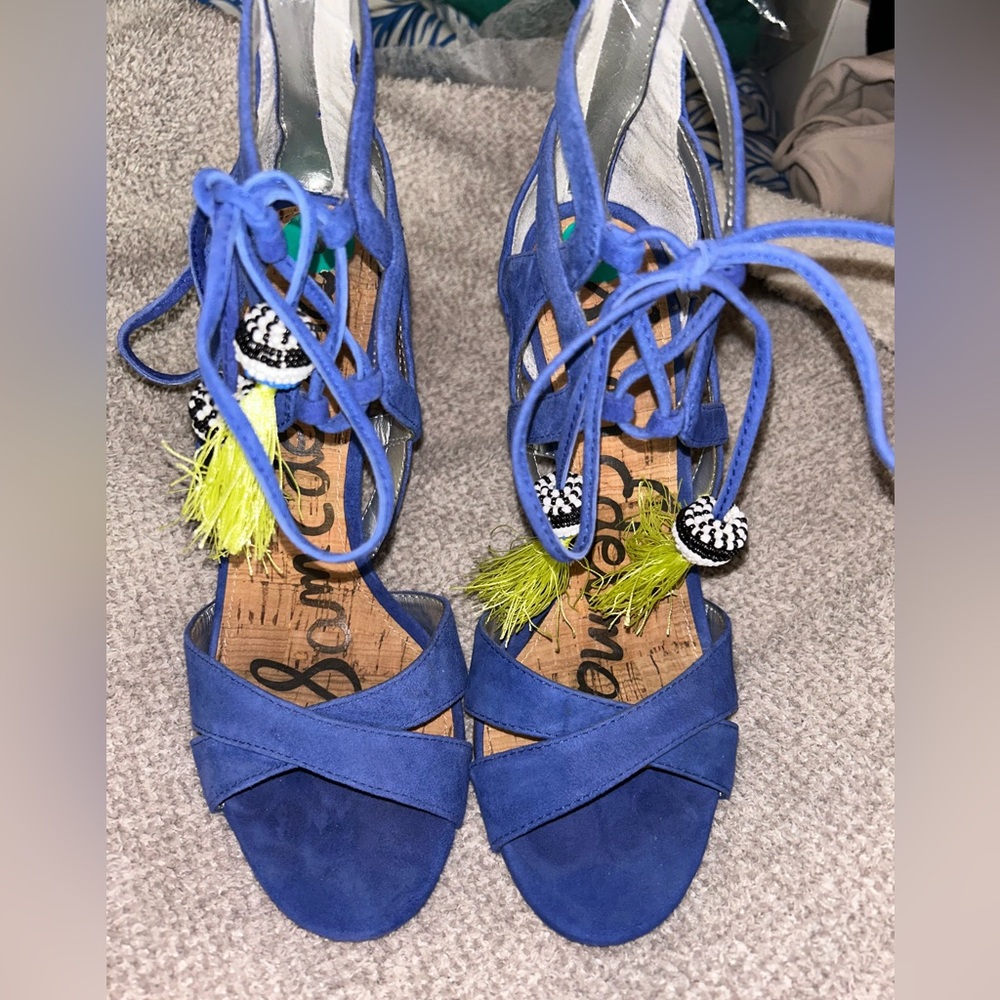 Sam Edelman blue stilettos sz. 8